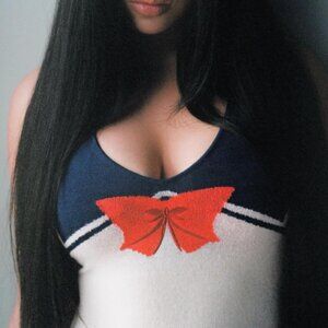 KNIT SAILOR DRESS